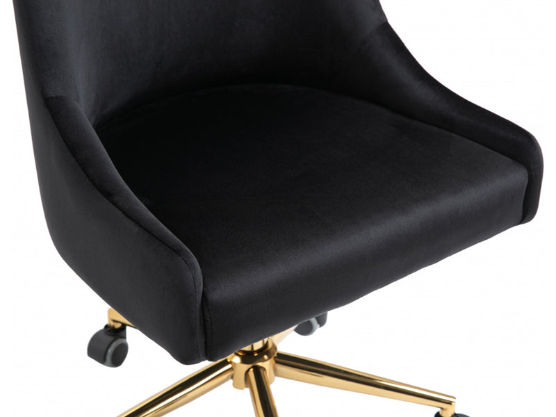 Karina 23" Wide Velvet Upholstered Office Chair