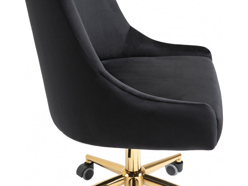 Karina 23" Wide Velvet Upholstered Office Chair
