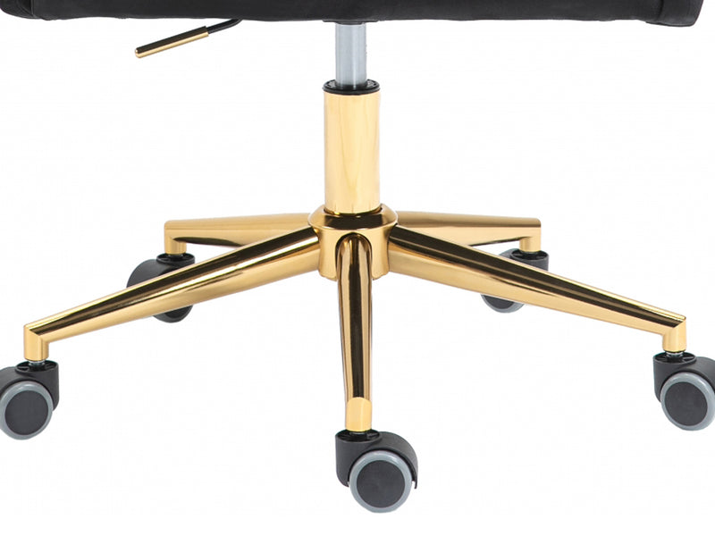 Karina 23" Wide Velvet Upholstered Office Chair