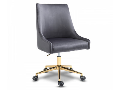 Karina 23" Wide Velvet Upholstered Office Chair
