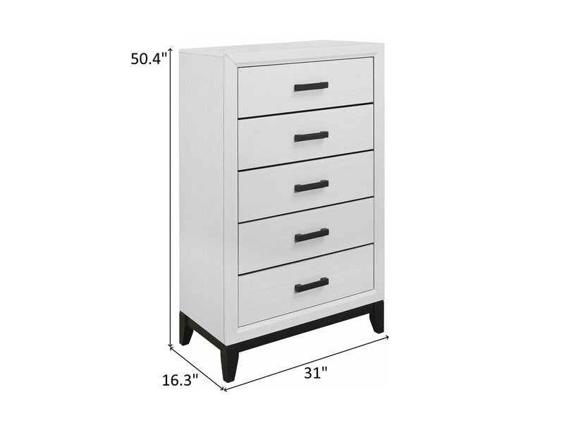 Kate Glo 31" Wide 5 Drawer Chest