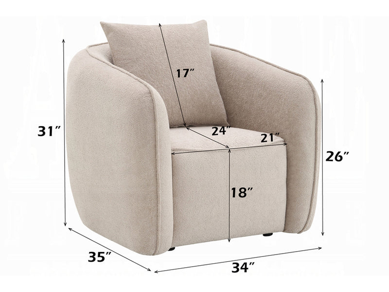 Keith 34" Wide Armchair
