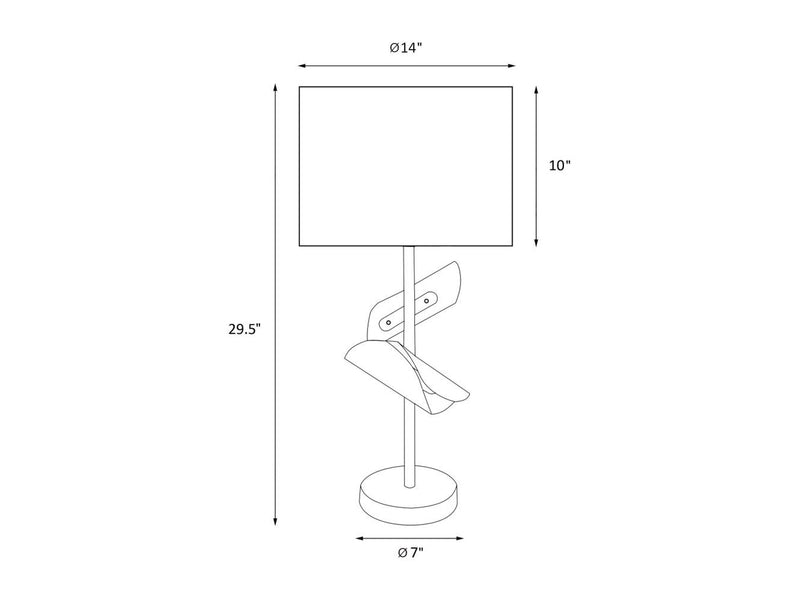 Kingsley 29.5" Tall Drum Shade Table Lamp (Set of 2)