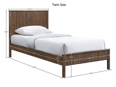 Kivo Solid Wood Kid Platform Bed