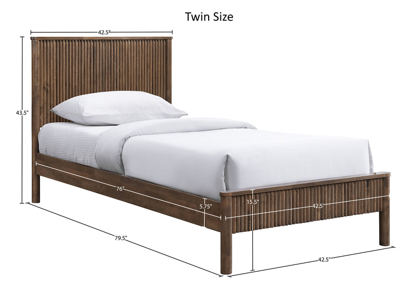 Kivo Solid Wood Kid Platform Bed