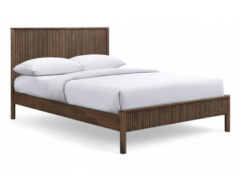 Kivo Solid Wood Platform Bed