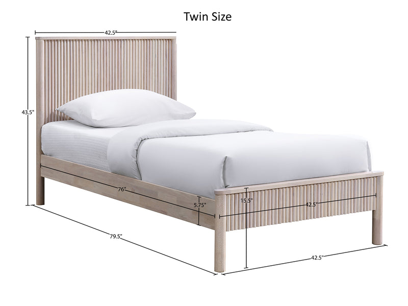 Kivo Solid Wood Kid Platform Bed
