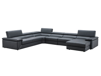 Kobee 155.5" / 126" Wide Leather Sectional