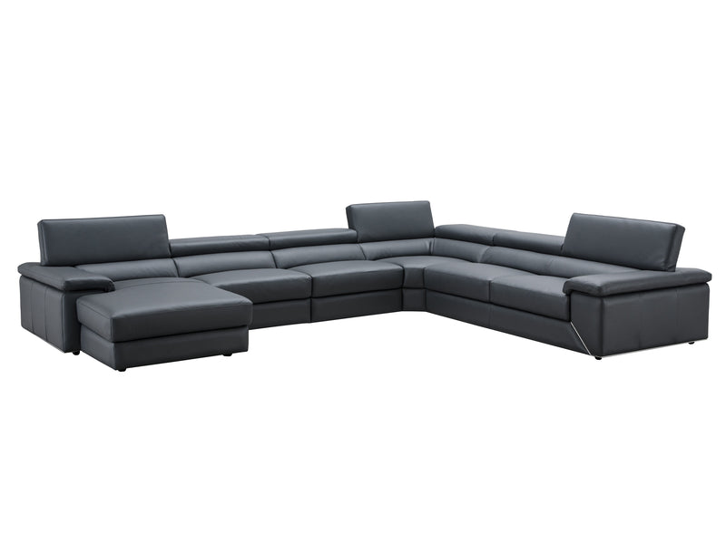 Kobee 155.5" / 126" Wide Leather Sectional