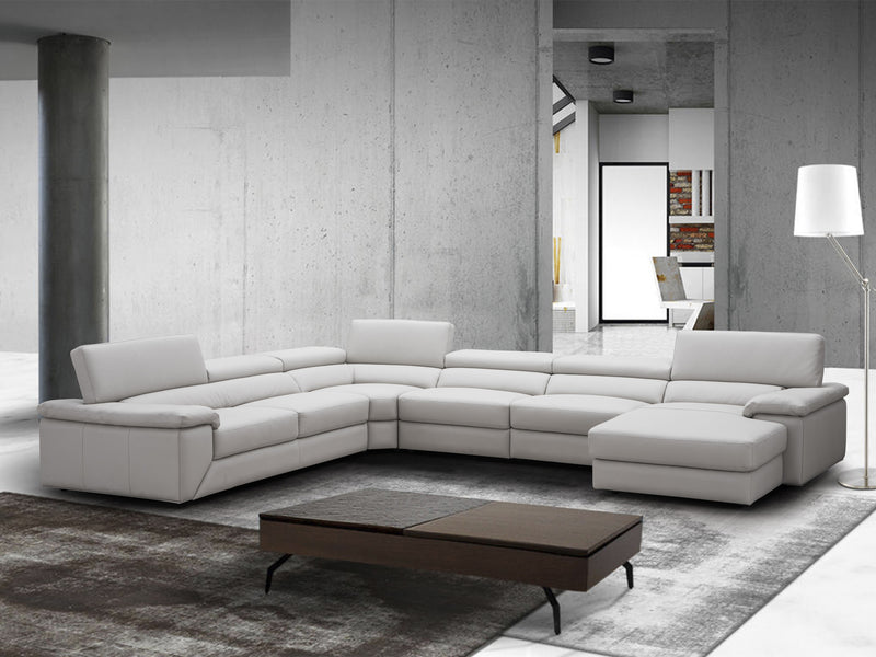 Kobee 155.5" / 126" Wide Leather Sectional