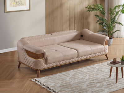 Kristal 90" Wide Extendable Sofa