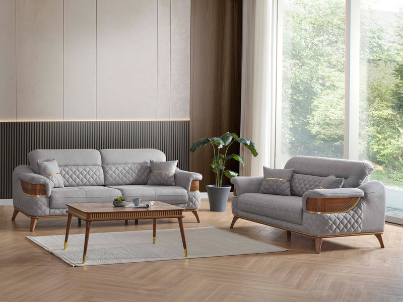 Kristal 66" Wide Extendable Loveseat