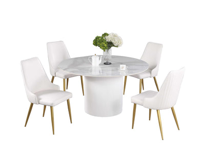 Kristen 55" Wide Round Dining Table