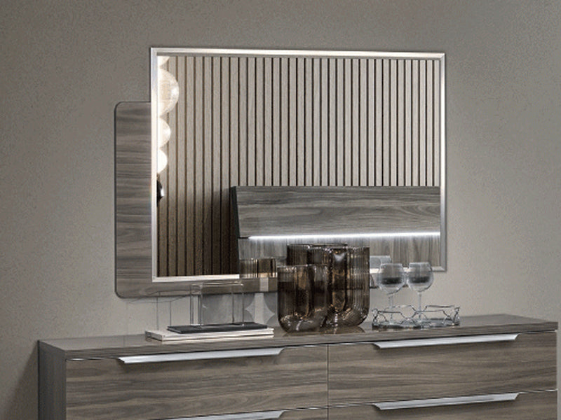 Kroma 68" Wide 6 Drawer Dresser With Mirror