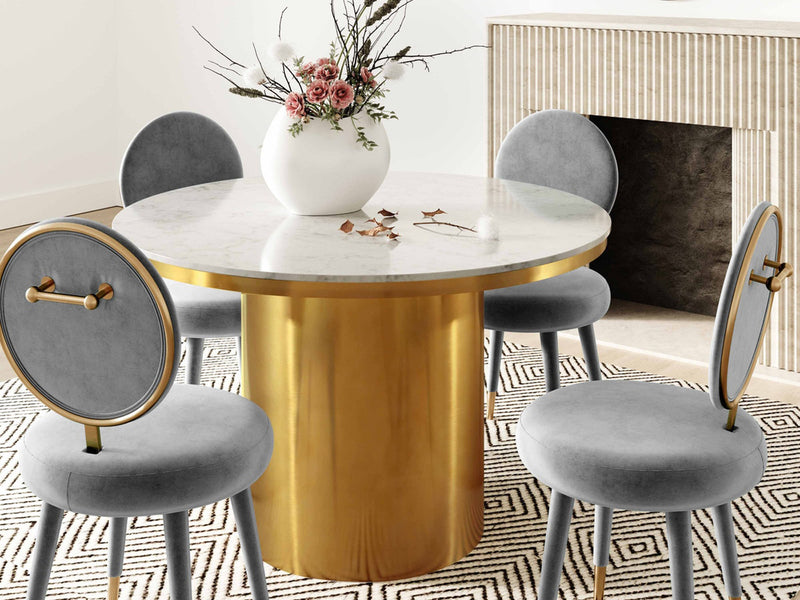 Alisin DT - Kylie DC 4 Person Dining Room Set