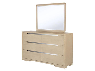 Ladera 66" Wide 6 Drawer Dresser With Mirror