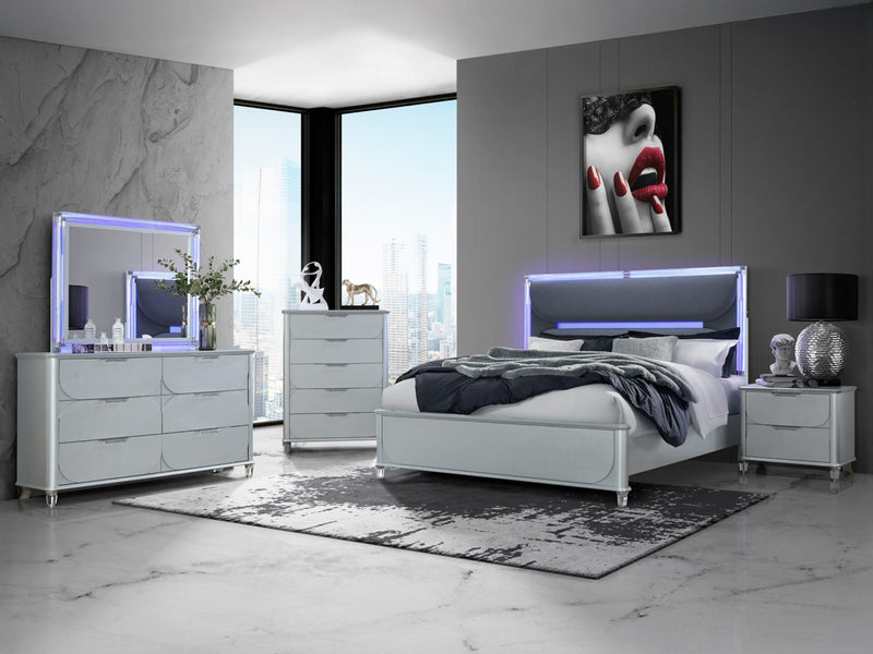 Lando 25.5" Wide 2 Drawer Nightstand