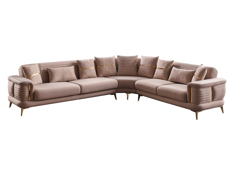 Larissa 126" / 111" Wide Convertible Sectional