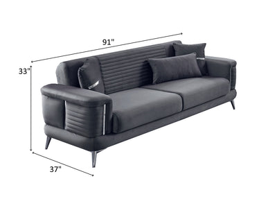 Larissa 91" Wide Convertible Sofa