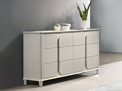 Laveda 63" Wide 6 Drawer Dresser With Mirror