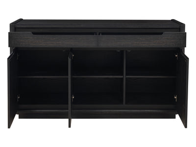 Leandro 64" Wide 3 Door & 2 Drawer Wood Buffet