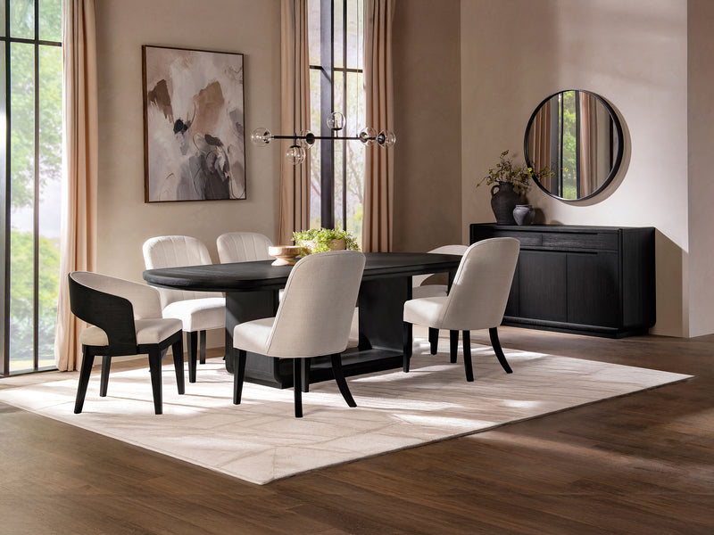 Leandro 6-8 Person Extendable Oval Dining Room Set