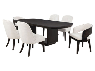 Leandro 6-8 Person Extendable Oval Dining Room Set
