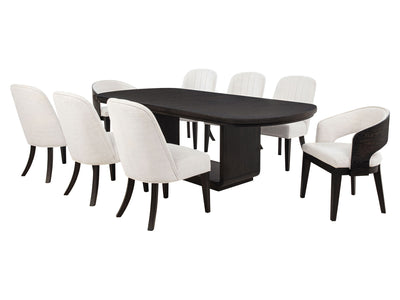 Leandro 6-8 Person Extendable Oval Dining Room Set