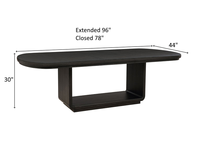 Leandro 6-8 Person Extendable Oval Dining Room Set