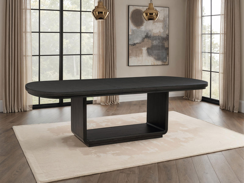 Leandro 6-8 Person Extendable Oval Dining Room Set