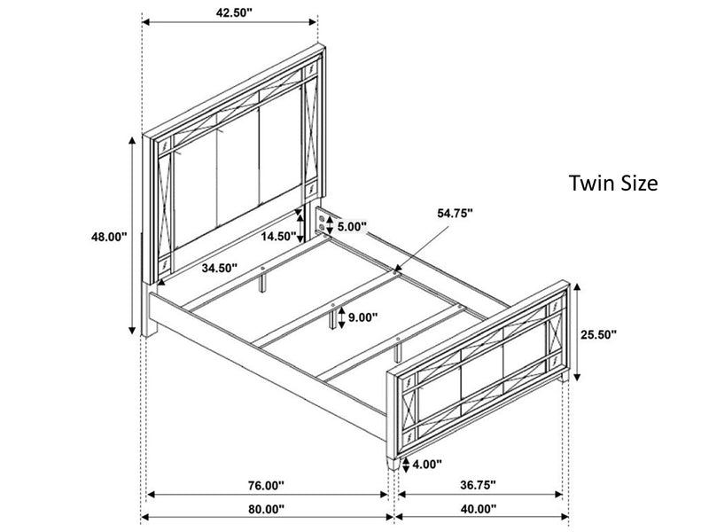 Leighton Kid Platform Bed