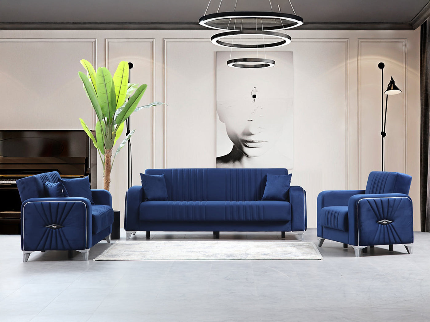 Levante 91" Wide Convertible Sofa – Istanbul Furniture - Home of Unique ...