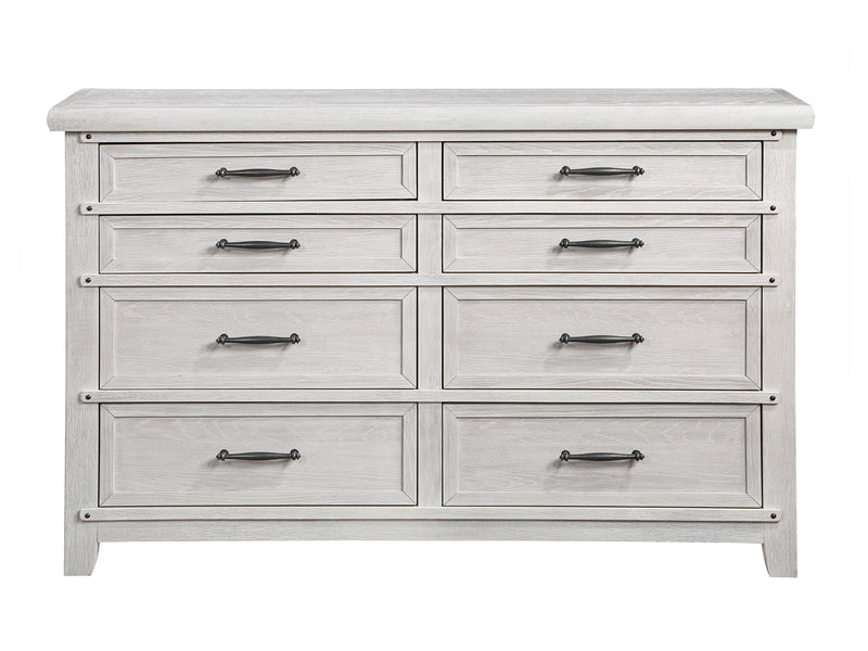 Levi 64" Wide 8 Drawer Dresser With Mirror