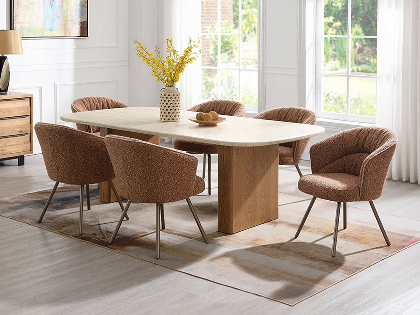 Lidi C 6 Person Dining Room Set – Istanbul Furniture - Home of Unique ...
