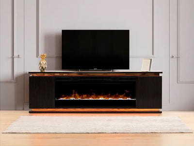 Lilianna 80" Wide TV Stand With Electric Fireplace