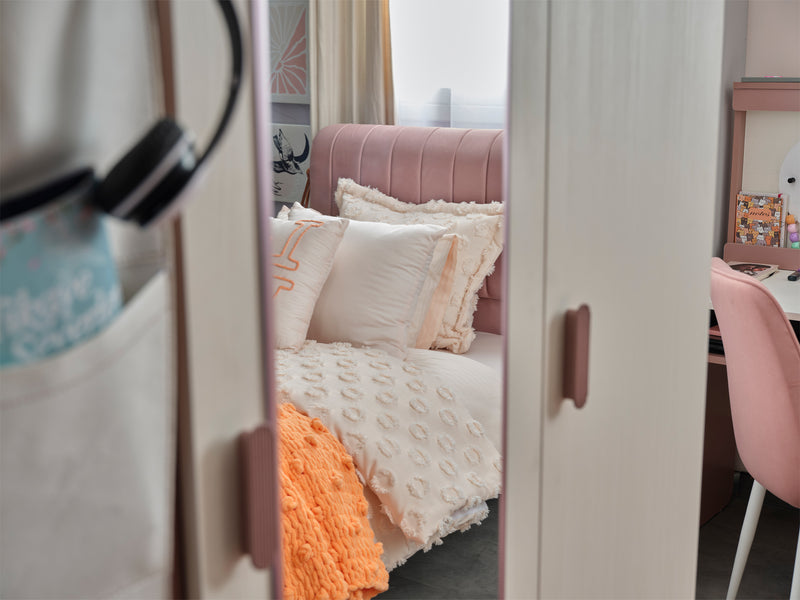 Linda 52" Wide 3 Door Wardrobe