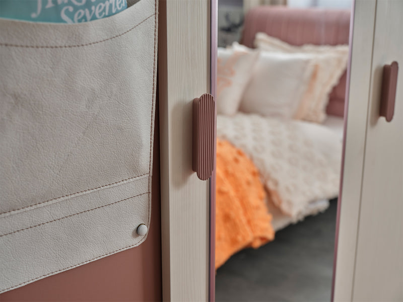 Linda 52" Wide 3 Door Wardrobe