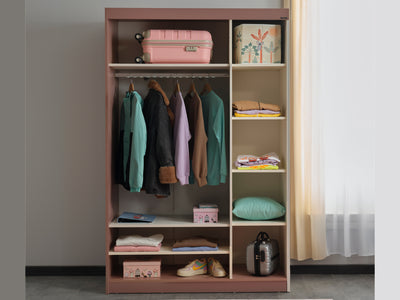 Linda 52" Wide 3 Door Wardrobe