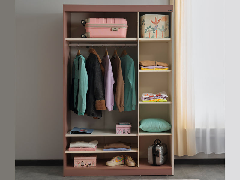 Linda 52" Wide 3 Door Wardrobe