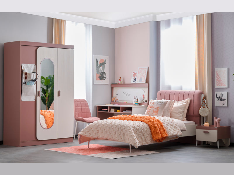 Linda 52" Wide 3 Door Wardrobe