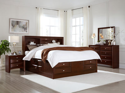 Linda Glo 58.5" Wide 8 Drawer Dresser With Mirror