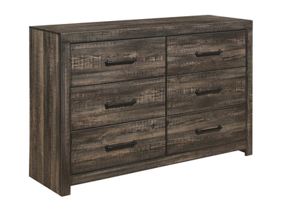 Linwood 57.8" Wide 6 Drawer Dresser With Mirror