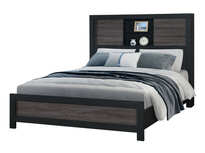 Lisbon Bookcase Platform Bed