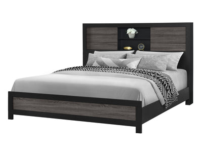 Lisbon Bookcase Platform Bed