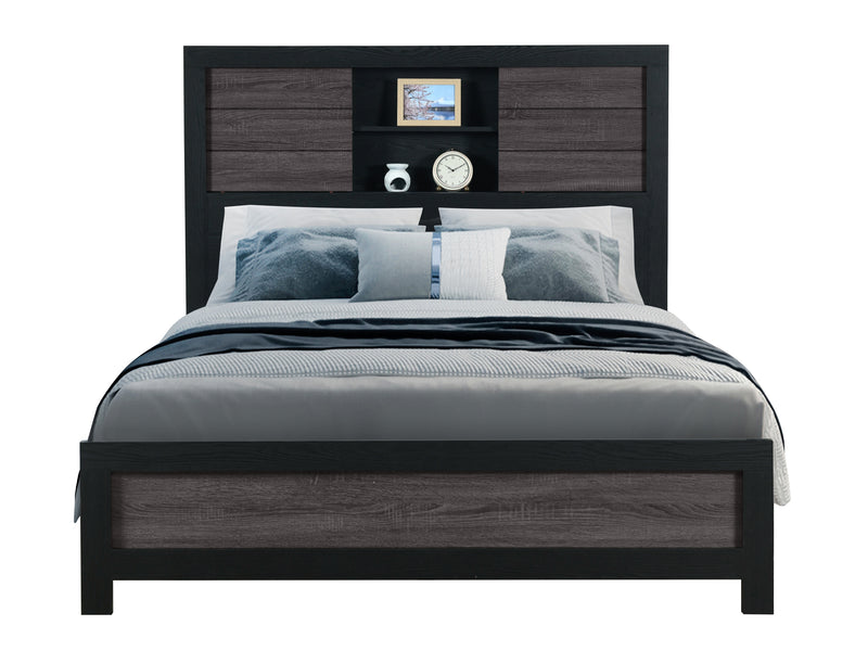 Lisbon Bookcase Platform Bed