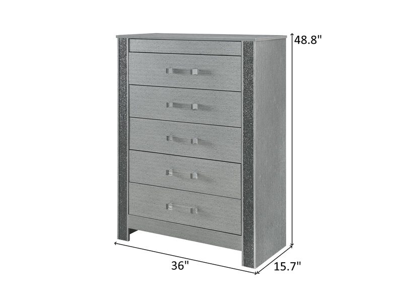 Logan Glo 36" Wide 6 Drawer Chest
