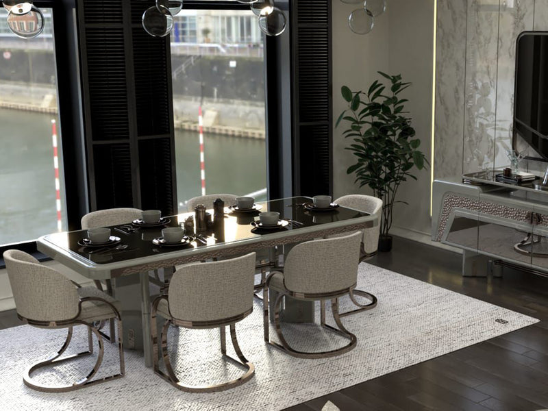 Lora 6 Person Dining Room Set