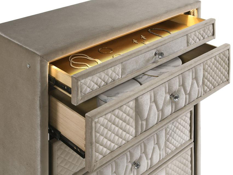 Lorient 40.5" Wide 5 Drawer Chest