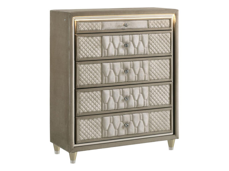 Lorient 40.5" Wide 5 Drawer Chest