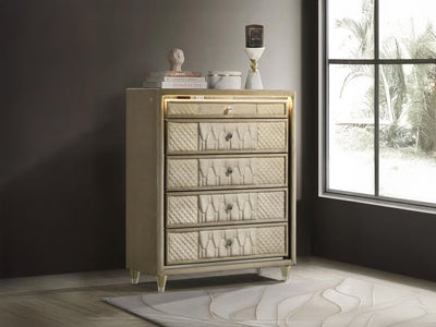 Lorient 40.5" Wide 5 Drawer Chest